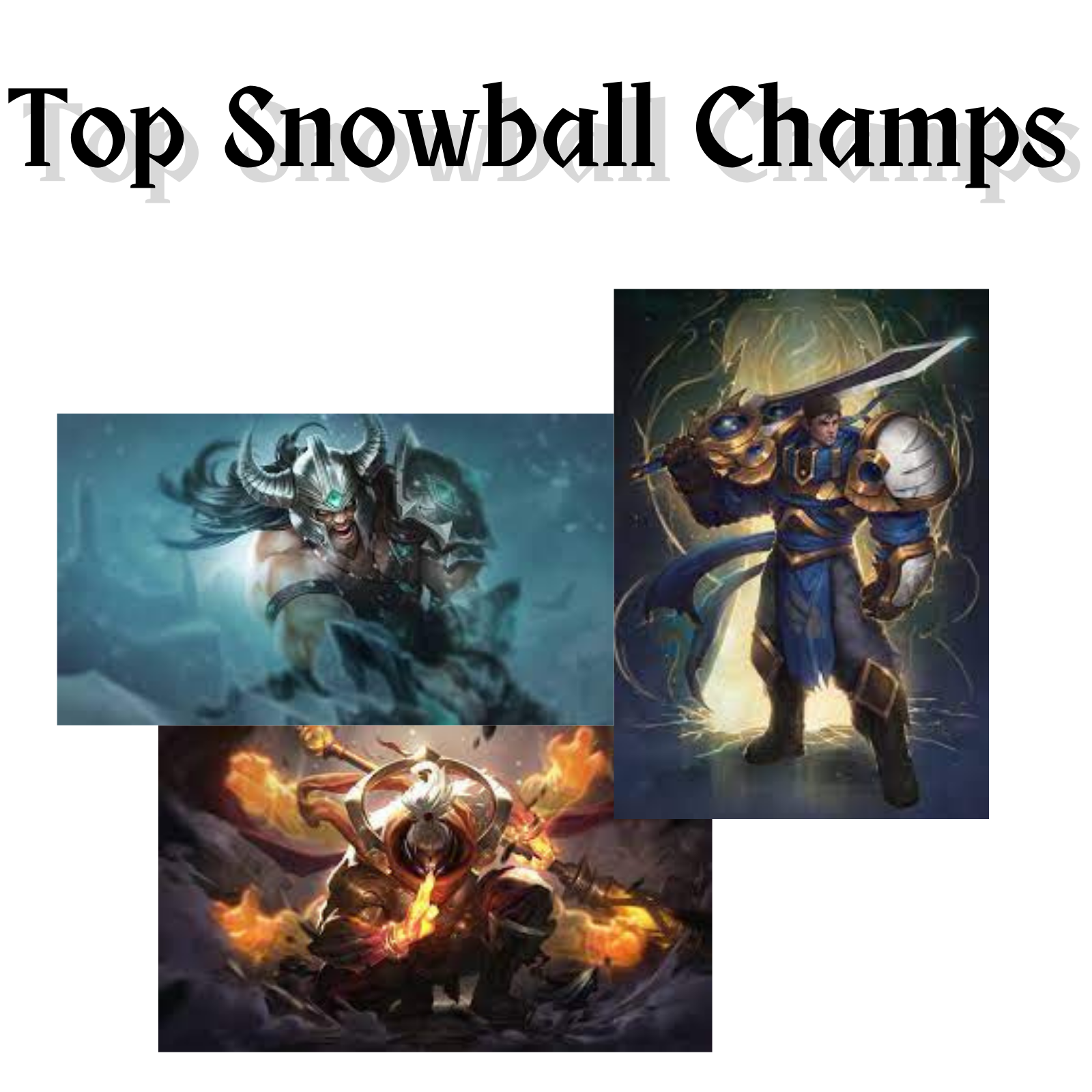 The Easiest Snowballing Top Lane Champions