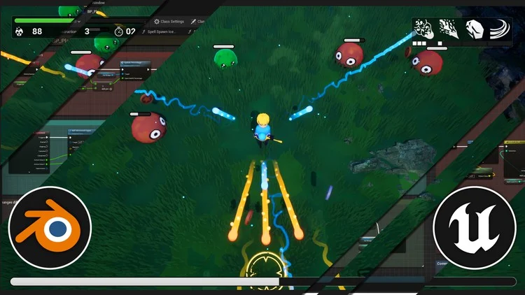 Game developer using Unreal Engine - Unreal Engine 5 Blueprints & Blender: Learn Game Development | Udemy