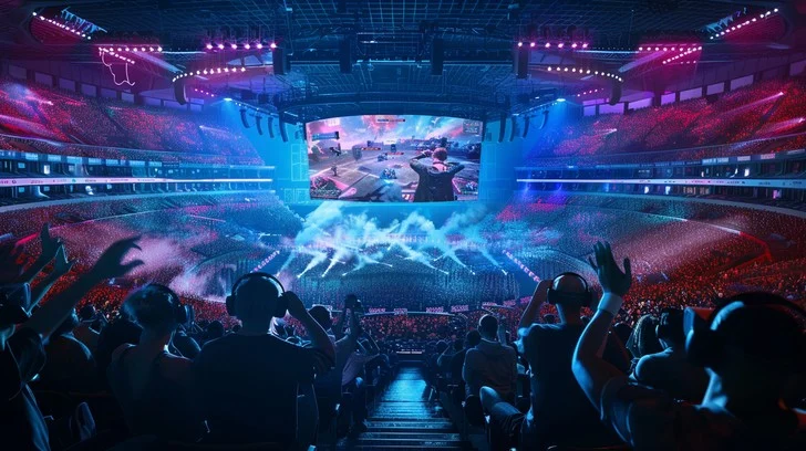 esports arena with crowd - Free Epic Esports Event Image - Arena, Esports, Crowd | Download ...