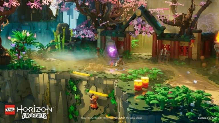 gamer reading patch notes on monitor - LEGO Horizon Adventures Brings Player Progression Screen To Track ...