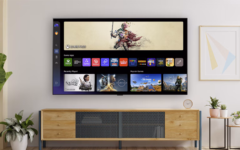 mobile game ad on smart TV - What is a Smart TV? Smart TV Features & Technology Explained | LG UK