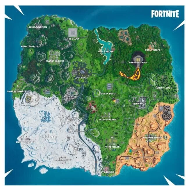 battle royale map - Fortnite Battle Royale Guide to the Map — Forever Classic Games