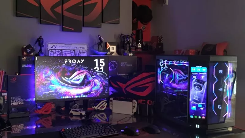 RGB PC gaming setup - Four slick ROG PC gaming battlestations to model your setup after