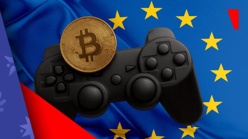 European Union flag with video game controller - Virtual currencies in video games: EU opens debate on child ...