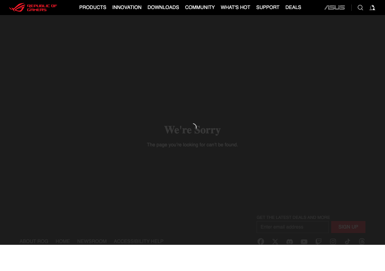 Asus ROG Ally official product page